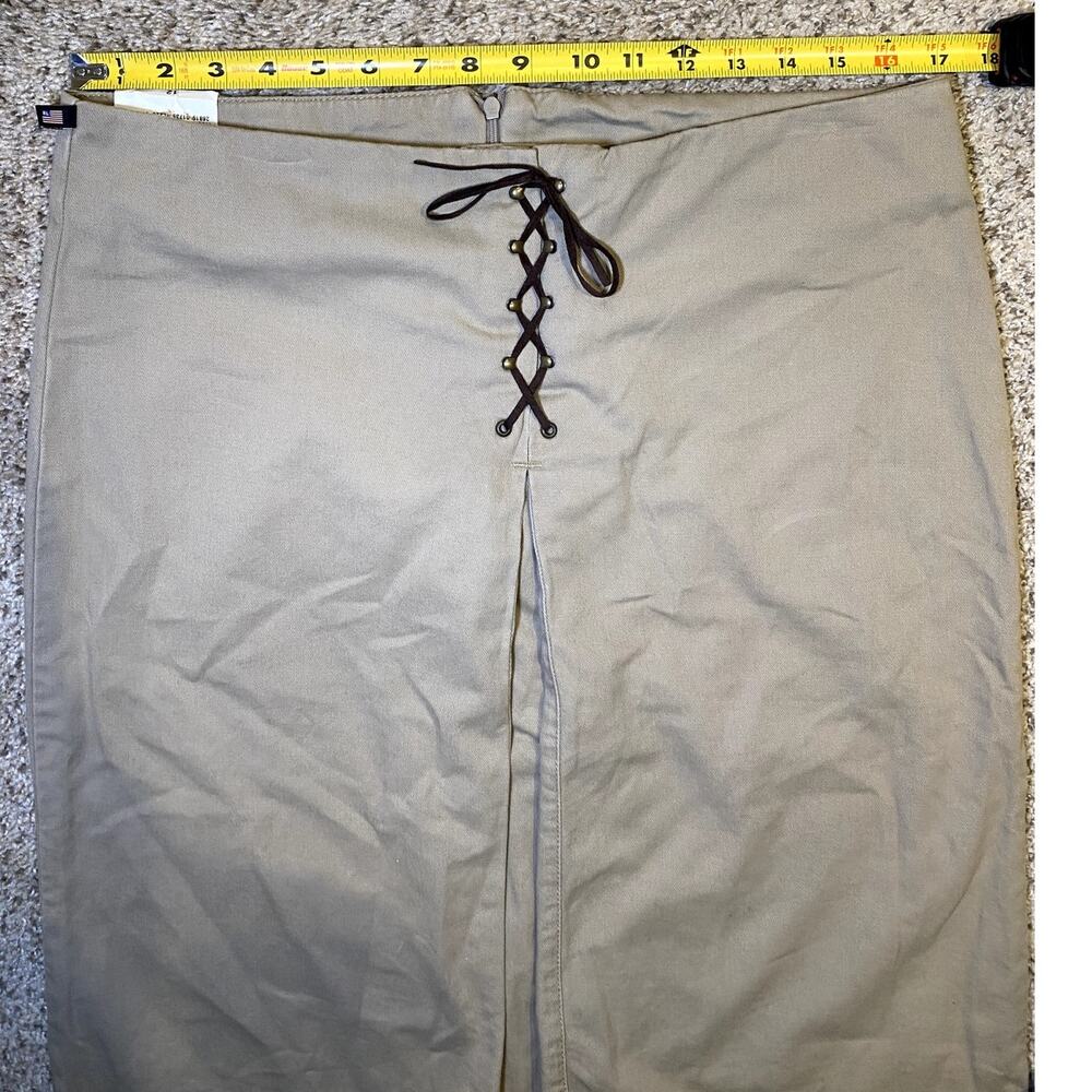 Ralph Lauren Polo Jeans Co. Tan Lace Skirt - Size 12 - Picture 6 of 9
